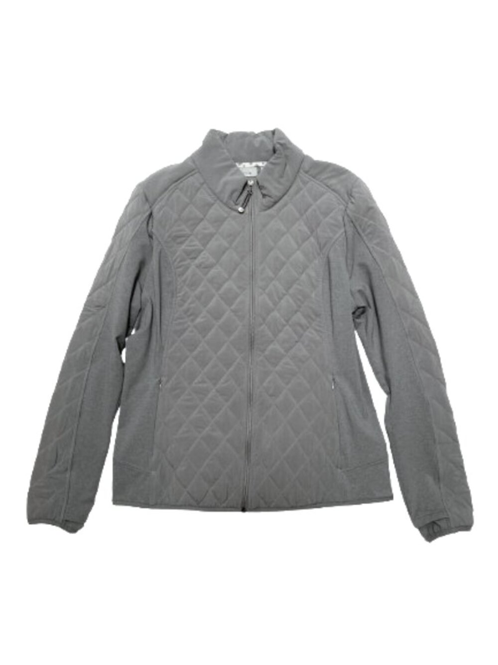 Athleta Upside Jacket Full Zip Gray XL